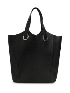MY ESSENTIAL WARDROBE - MWTrista Leather Big -nahkalaukku - 100 BLACK | Stockmann