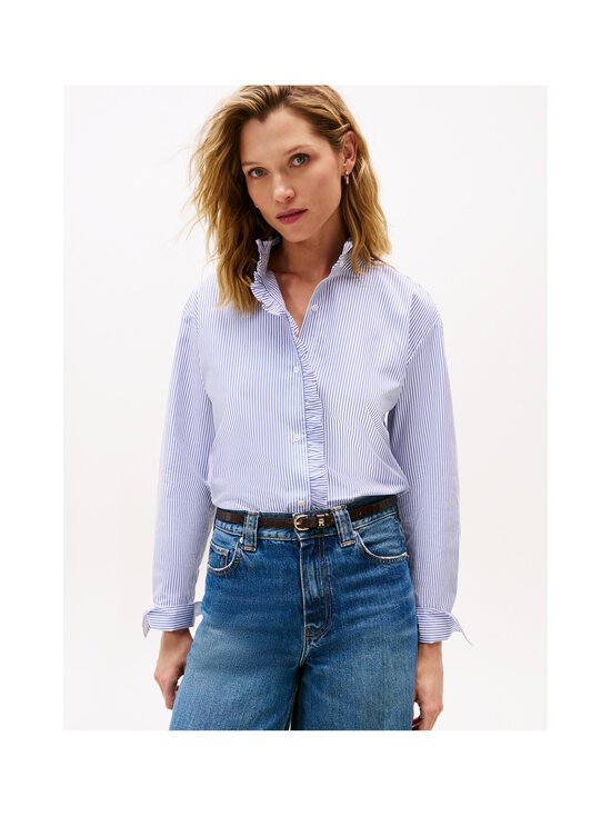 Tommy Hilfiger - Pluus Poplin Ruffle - 0X7 HUGH STP/ BLUE - photo 4 Tommy Hilfiger - Pluus Poplin Ruffle - 0X7 HUGH STP/ BLUE | Stockmann - photo 4