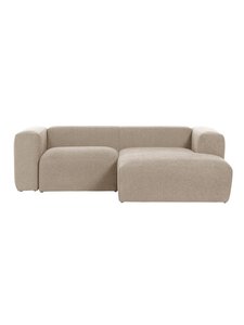 Kave Home - Blok-divaanisohva beige L 240 cm/oikea - BEIGE | Stockmann