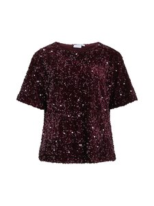 Vila - Vifaith O-Neck blūze ar fliteriem - FIG | Stockmann