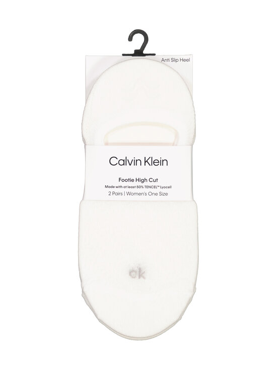 Calvin Klein - Footie Structure -sukat 2-pack - 001 WHITE | Stockmann - photo 3