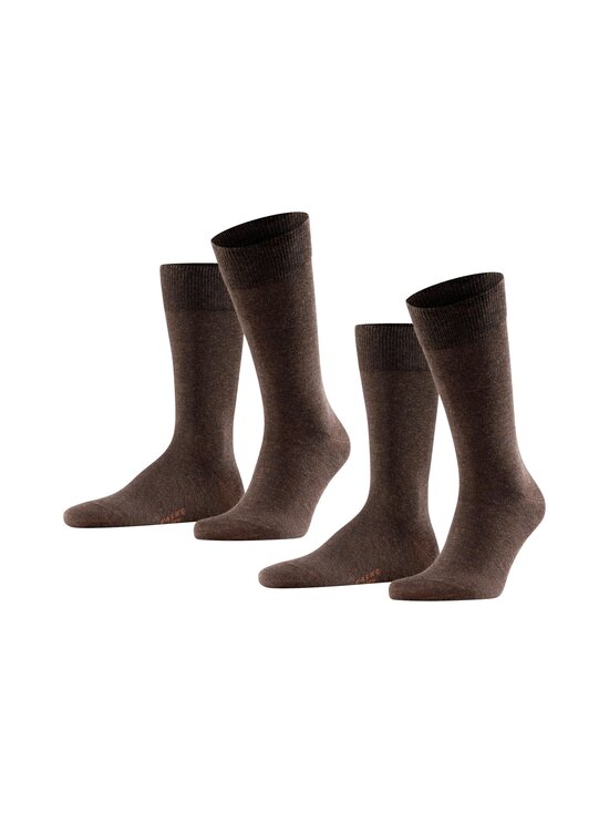 Falke - Puuvillased sokid Happy Double, 2 paari - 5450 DARK BROWN | Stockmann - photo 2