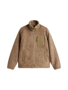 Tommy Hilfiger - Teddy Fleece Zip Through -takki - AFE COASTAL TAUPE Tommy Hilfiger - Teddy Fleece Zip Through -takki - AFE COASTAL TAUPE | Stockmann