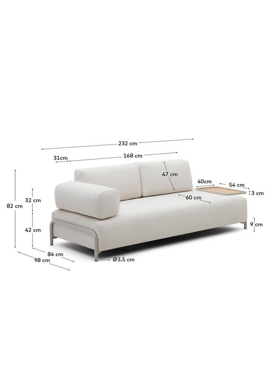 Kave Home - Compo-sohva - BEIGE | Stockmann - photo 10