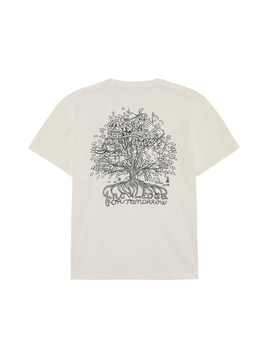 Knowledge Cotton Apparel - Back Print t-paita - 1387 EGRET | Stockmann - photo 2
