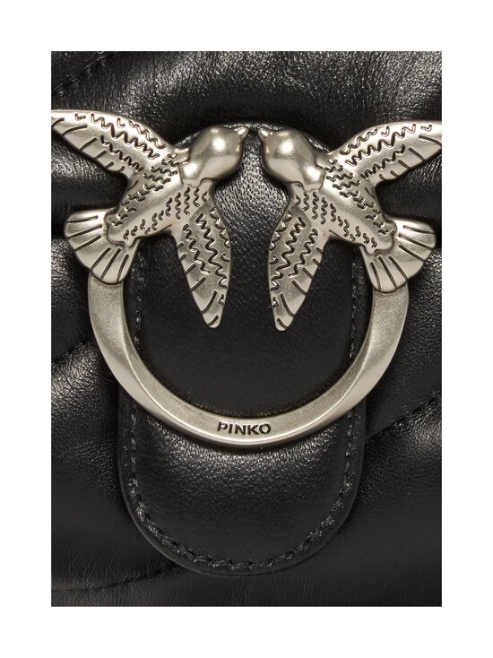 Pinko - Love Puff Mini ādas soma - Z99O BLACK-OLD SILVER - photo 4 Pinko - Love Puff Mini ādas soma - Z99O BLACK-OLD SILVER | Stockmann - photo 4