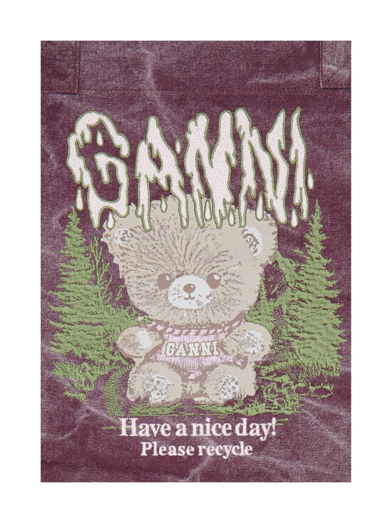 Ganni - Medium Trapeze Snow Teddy Bear -shopperi - 431 PORT ROYALE | Stockmann - photo 3