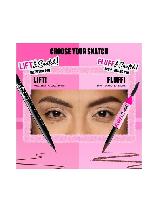 NYX Professional Makeup - Fluff & Snatch Brow Powder Pen -kulmakynä - 6 | Stockmann - photo 7
