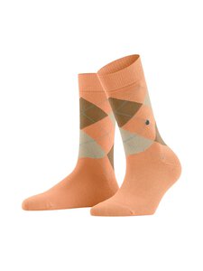 Burlington - Polymaid Check Queen Ankle Socks - 8766 PEACH | Stockmann