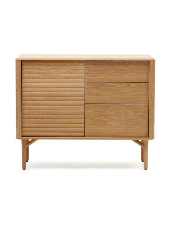 Kave Home - Lenon-senkki tammi / lasi 105 x 84 cm - BEIGE | Stockmann - photo 2