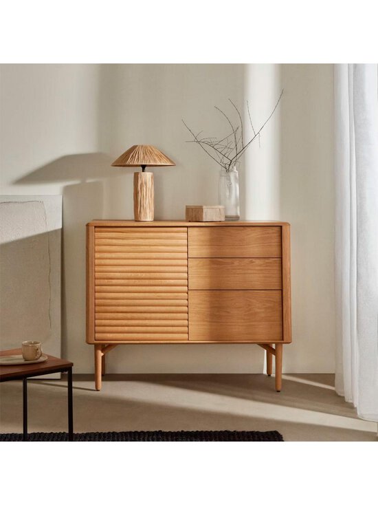 Kave Home - Lenon-senkki tammi / lasi 105 x 84 cm - BEIGE | Stockmann - photo 7