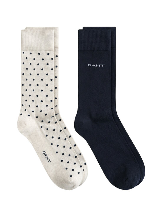 GANT - Dot and solid zeķes 2-pāri - 299 SEED MELANGE | Stockmann - photo 1