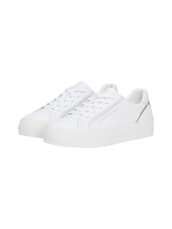 Tommy Hilfiger - Essential Vulc ādas sporta apavi - 0HT WHITE/GOLD - photo 6 Tommy Hilfiger - Essential Vulc ādas sporta apavi - 0HT WHITE/GOLD | Stockmann - photo 6
