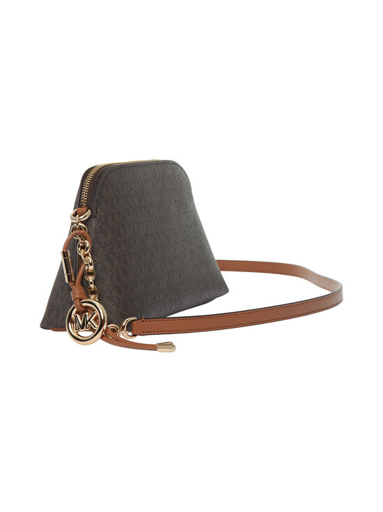 Michael Michael Kors - Small Dome Chain Xbody -nahkalaukku - 252 BRN/ACORN | Stockmann - photo 2