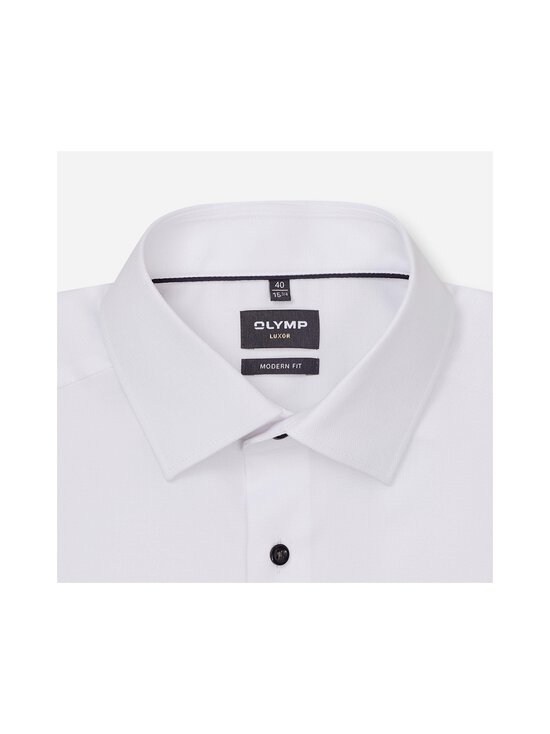 Olymp - Modern Fit Contrast Button -kauluspaita - 00 WHITE | Stockmann - photo 3