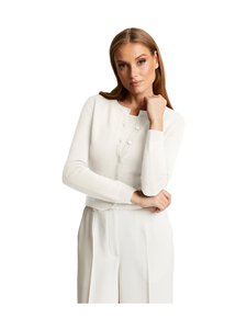 Andiata - Ellean-merinovilla-kashmirneuletakki - CHALK WHITE | Stockmann