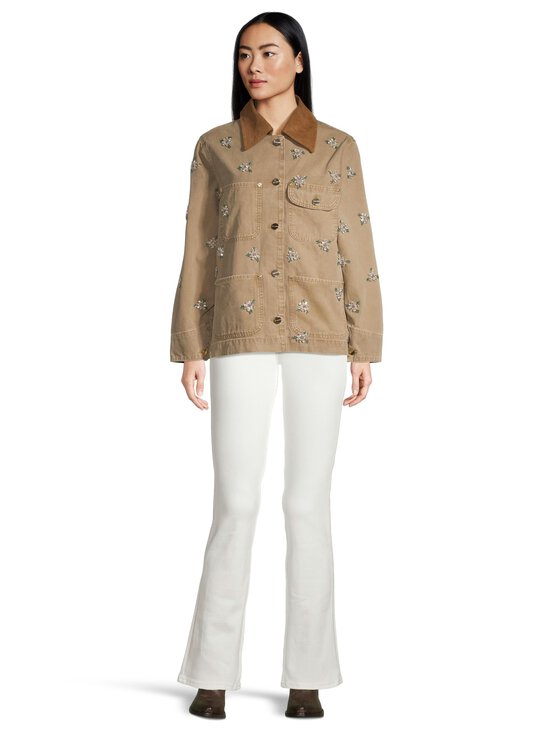 Allsaints - Bex Embroidery -farkkutakki - VINTAGE SAND BROWN | Stockmann - photo 2