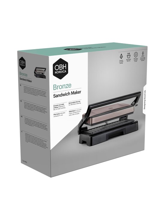 Obh Nordica - Sandwich Maker -voileipägrilli - COOL GREY | Stockmann - photo 7