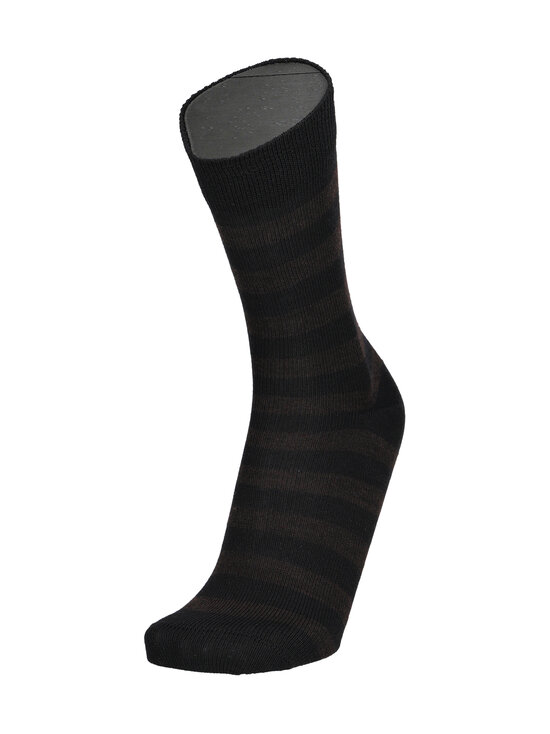Sukkamestarit - Vire Raita nespiedošas merino vilnas zeķes - BLACK - DARK CHOCOLATE | Stockmann - photo 3
