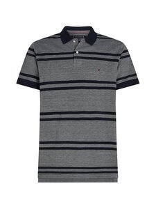 Tommy Hilfiger - Striped Oxford Regular polo krekls - 0A5 DESERT SKY / IVORY PETAL | Stockmann