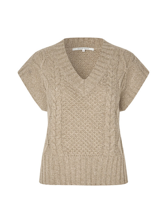 SECOND FEMALE - Janne-neuleliivi - 6007 CAMEL MELANGE | Stockmann - photo 1