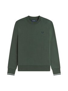 Fred Perry - Collegepaita - 53A COURT GREEN / SNOW WHITE / NAVY | Stockmann