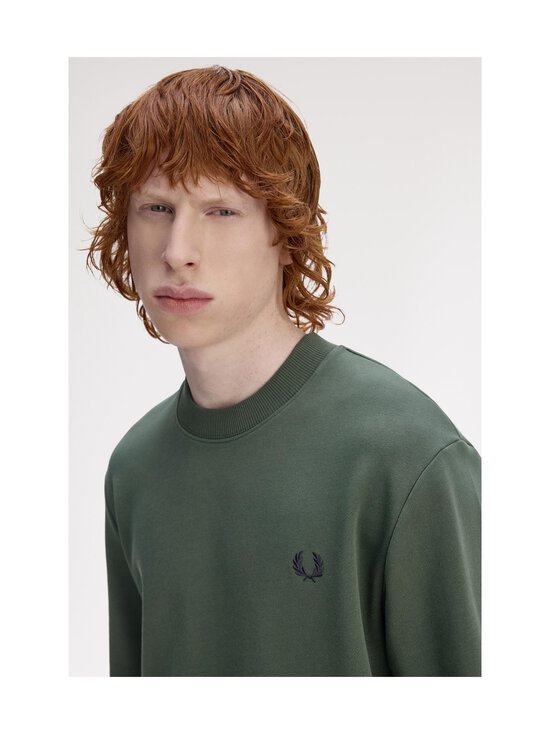 Fred Perry - Collegepaita - 53A COURT GREEN / SNOW WHITE / NAVY | Stockmann - photo 5