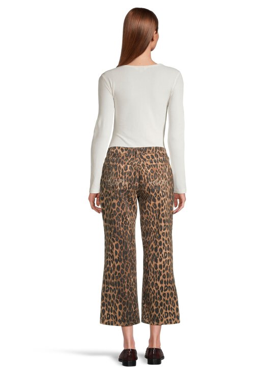 Damson Madder - Kenny Twill Leopard -housut - BROWN | Stockmann - photo 4