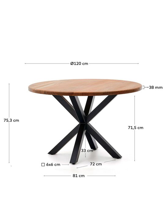 Kave Home - Argo-ruokapöytä - MONIVÄRINEN - photo 3 Kave Home - Argo-ruokapöytä - MONIVÄRINEN | Stockmann - photo 3