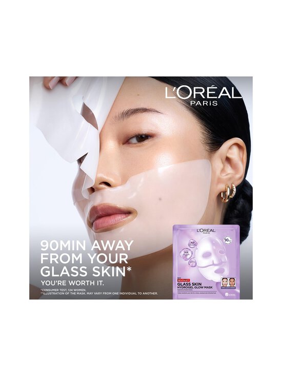 L'Oréal Paris - Revitalift Filler Glass Skin Sheet Mask -kangasnaamio - NO COL | Stockmann - photo 3