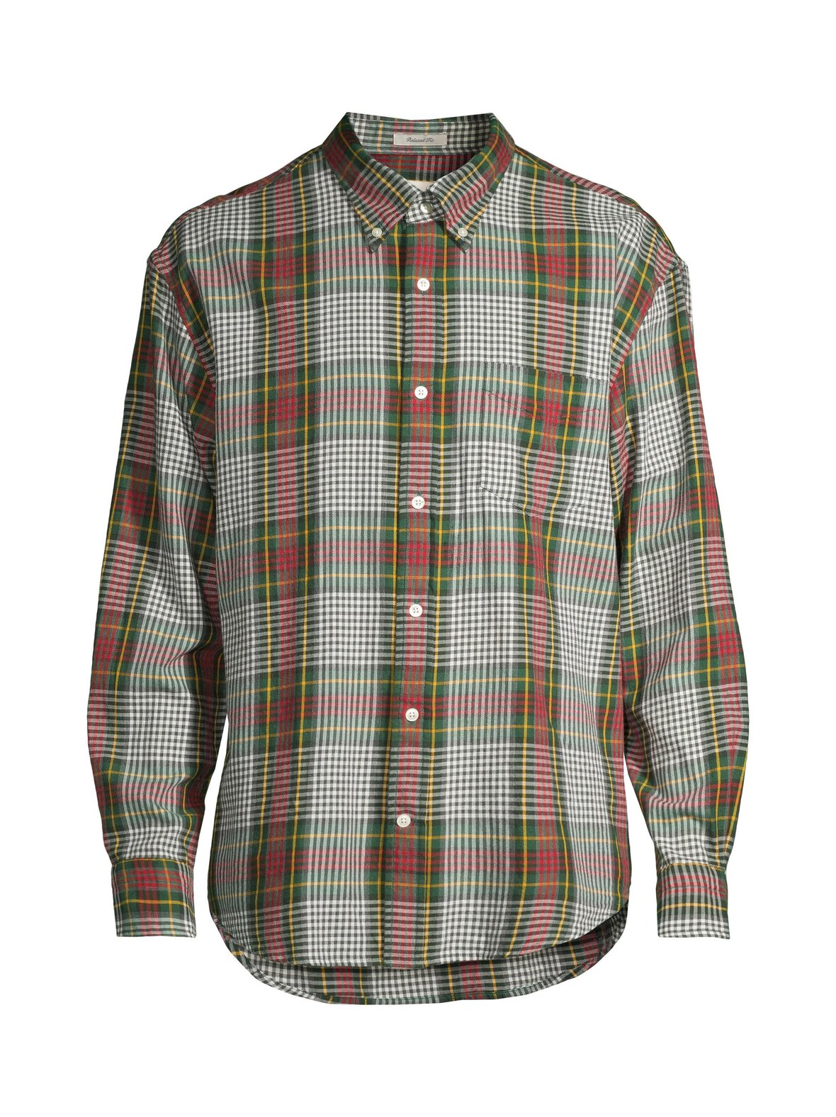 Relaxed Twill Check -kauluspaita
