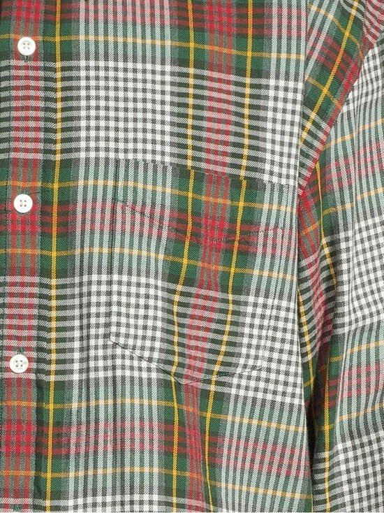 GANT - Relaxed Twill Check -kauluspaita - 374 TARTAN GREEN | Stockmann - photo 4