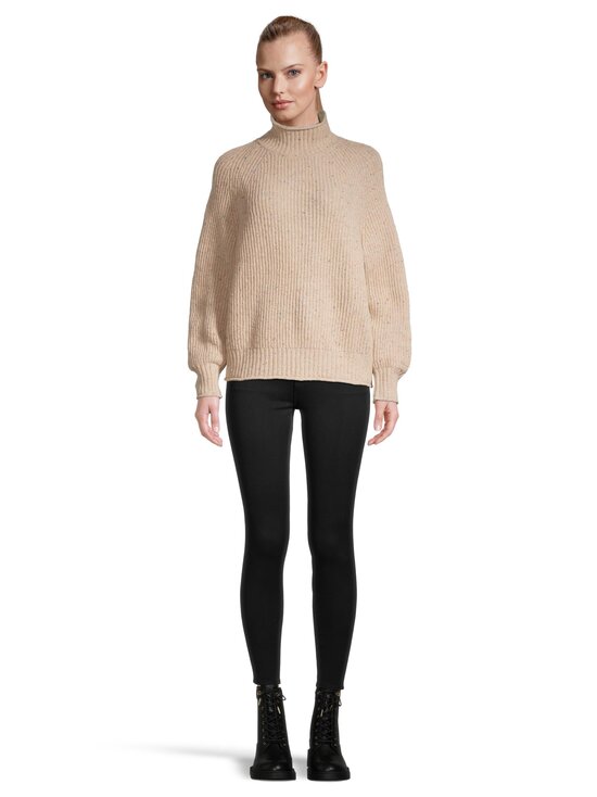 130 Cream Gant Neps Turtleneck Neule Neulepuserot Stockmann