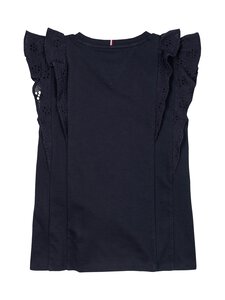 Tommy Hilfiger - Broderie Anglaise -paita - C1G DARK NIGHT NAVY | Stockmann