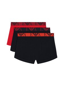 Emporio Armani - Bokserid, 3-pakk - MC682 BLACK/CHERRY/BLACK | Stockmann
