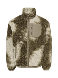 Only & Sons - Jakk OnsThor Sherpa - SILVER LINING AOP:DESERT TAUPE | Stockmann