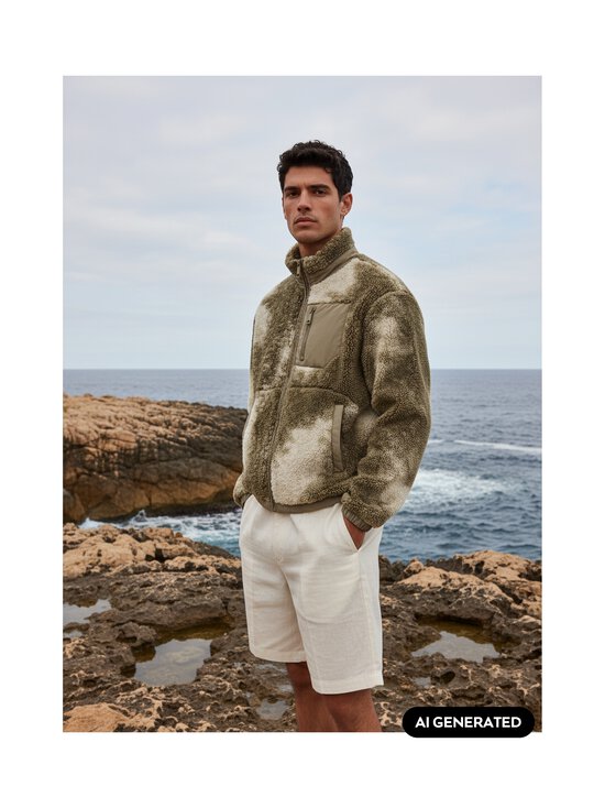 Only & Sons - Jakk OnsThor Sherpa - SILVER LINING AOP:DESERT TAUPE | Stockmann - photo 6