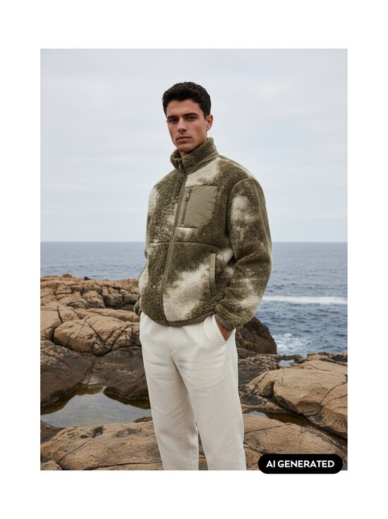 Only & Sons - Jakk OnsThor Sherpa - SILVER LINING AOP:DESERT TAUPE | Stockmann - photo 7