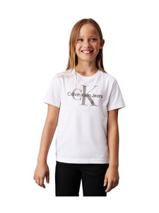 Calvin Klein Kids - Monogram t-paita - YAF BRIGHT WHITE | Stockmann