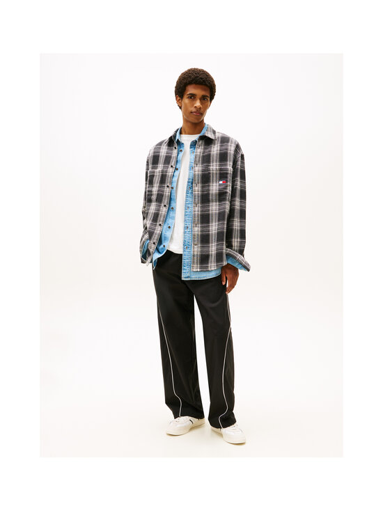 Tommy Jeans - Relaxed Check Brushed -kauluspaita - BDS BLACK/CHECK | Stockmann - photo 3