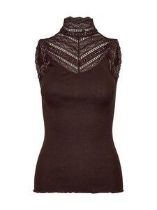Rosemunde - Benita-silkkipuuvillatoppi - 856 BROWN | Stockmann