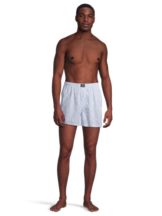 Polo Ralph Lauren - Open Boxer apakšbikses 3 gab. - 3PK OX BLU AOP/CR NVY/BLU STRP - photo 3 Polo Ralph Lauren - Open Boxer apakšbikses 3 gab. - 3PK OX BLU AOP/CR NVY/BLU STRP | Stockmann - photo 3