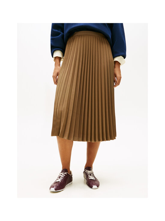 Tommy Hilfiger - Fluid Pleated midi svārki - R07 NORDIC TAUPE | Stockmann - photo 3