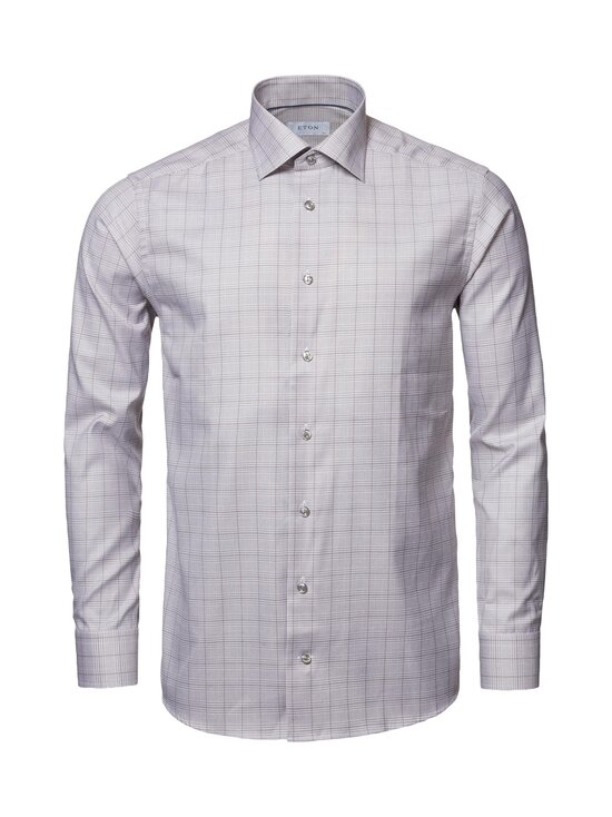 Shirt Contemporary Prince of Wales Check Signature Twill -kauluspaita