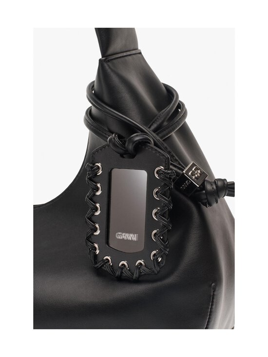 Ganni - Bou Hobo Medium -laukku - 099 BLACK | Stockmann - photo 6