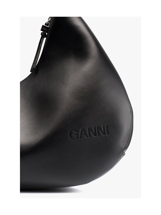 Ganni - Bou Hobo Medium -laukku - 099 BLACK | Stockmann - photo 7