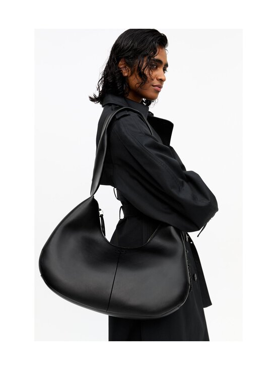 Ganni - Bou Hobo Medium -laukku - 099 BLACK | Stockmann - photo 8