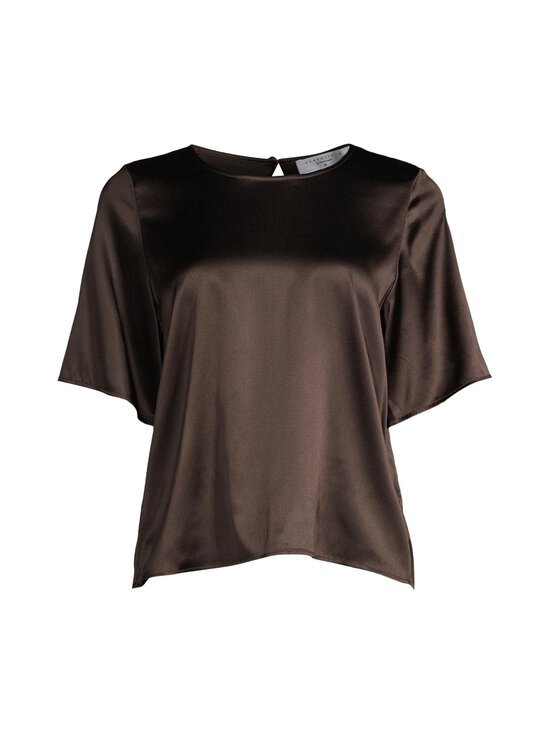 ESSENTIALS by Stockmann - Josie-silkkipusero - DK.BROWN | Stockmann - photo 1