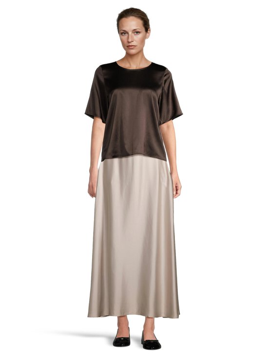 ESSENTIALS by Stockmann - Josie-silkkipusero - DK.BROWN | Stockmann - photo 2