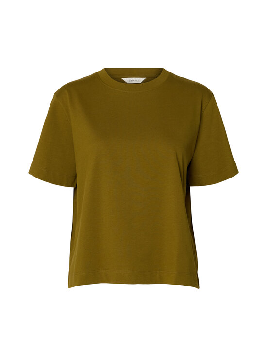 Selected - SlfEssential Boxy T-krekls - FIR GREEN | Stockmann - photo 1